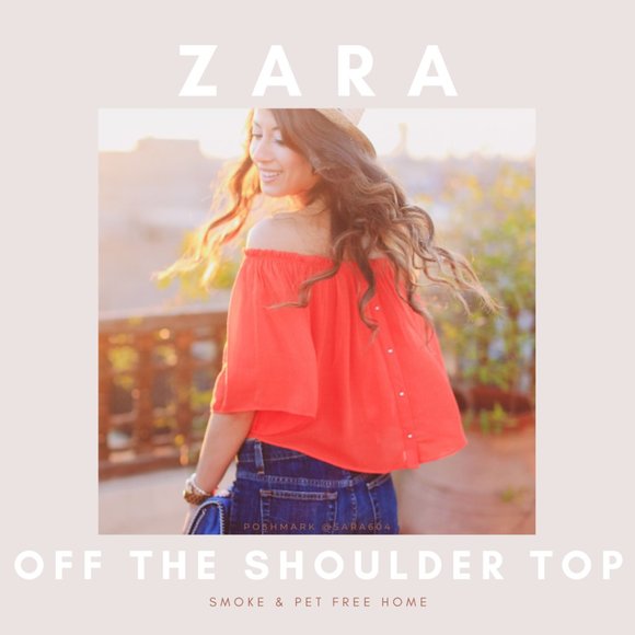 Zara Off The Shoulder Top - Picture 1 of 6